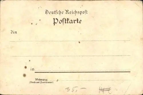 Litho Reichenbach in der Oberlausitz, Panorama, Marktplatz, Königl. Seminar
