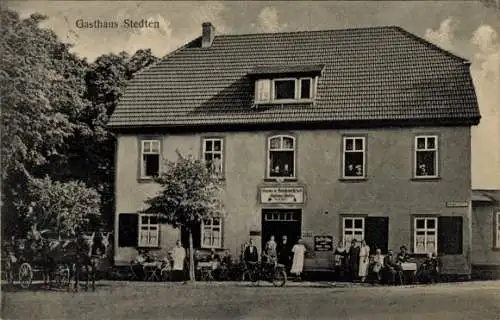 Ak Stedten Erfurt in Thüringen, Gasthaus Stedten, Inh. Ernst Weber