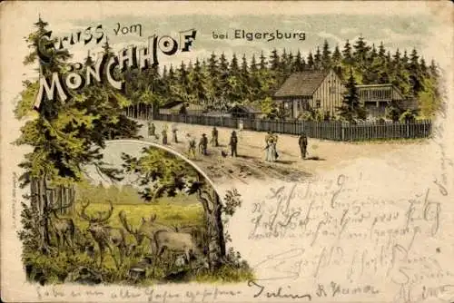 Litho Elgersburg in Thüringen, Mönchhof