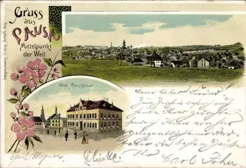 Litho Pausa im Vogtland, Panorama, Hotel Ratskeller