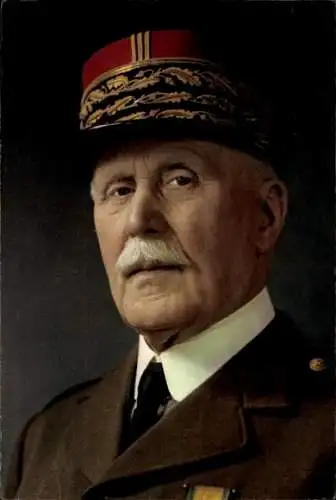 Ak Französischer Politiker Philippe Pétain, Portrait