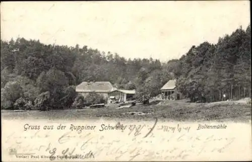 Ak Boltenmühle Gühlen Glienicke Neuruppin in Brandenburg, Gesamtansicht