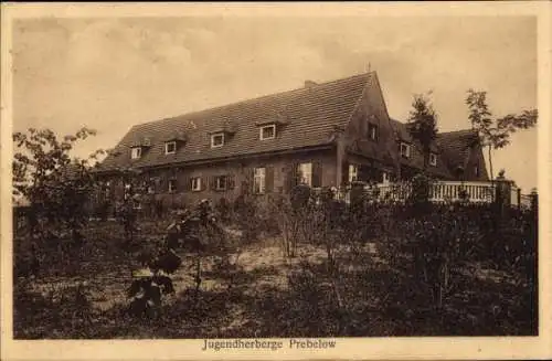 Ak Prebelow Rheinsberg in der Mark, Jugendherberge