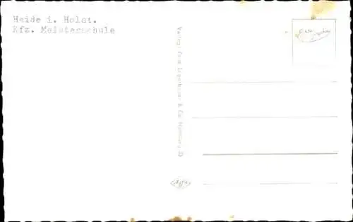 Ak Heide in Holstein, Meisterschule