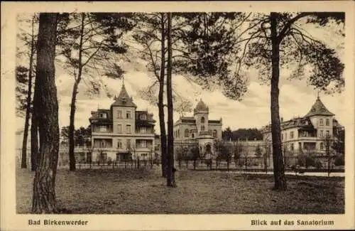 Ak Birkenwerder an der Nordbahn, Sanatorium