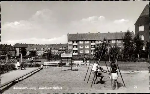 Ak Brunsbüttelkoog Brunsbüttel in Dithmarschen, Kinderspielplatz, Kinder