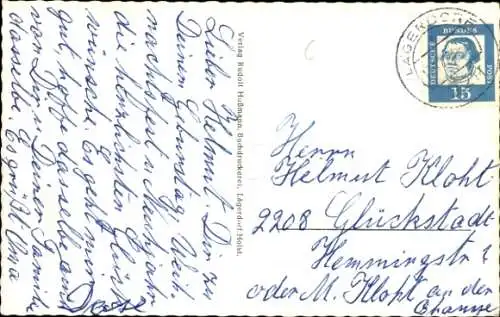 Ak Lägerdorf in Holstein, Straße, Häuser, Siedlung