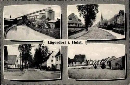 Ak Lägerdorf in Holstein, Straße, Brücke