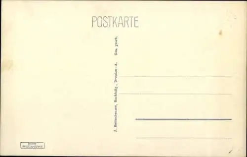 Ak Pirna an der Elbe, Panorama von Posta aus