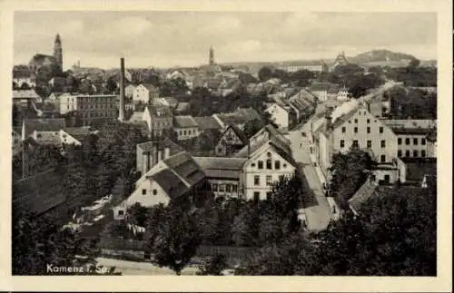 Ak Kamenz Sachsen, Stadtpanorama