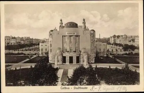 Ak Cottbus in der Niederlausitz, Stadttheater