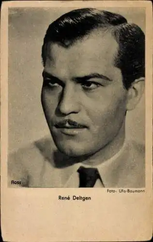 Ak Schauspieler René Deltgen, Portrait