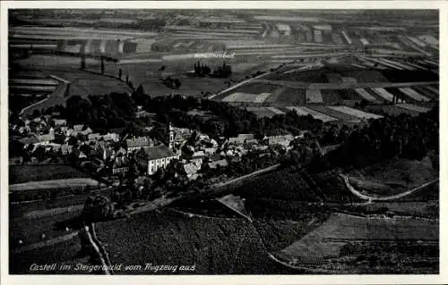 Ak Castell Unterfranken, Fliegeraufnahme