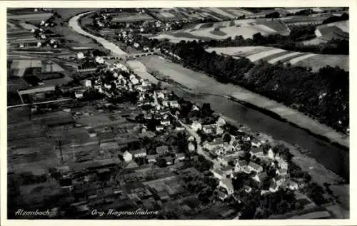 Ak Alzenbach Eitorf an der Sieg, Fliegeraufnahme