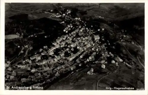 Ak Sankt Andreasberg Braunlage im Oberharz, Fliegeraufnahme