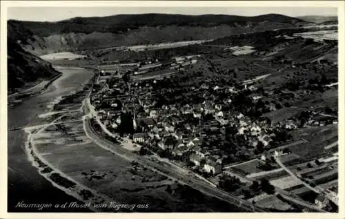 Ak Neumagen Dhron an der Mosel, Fliegeraufnahme