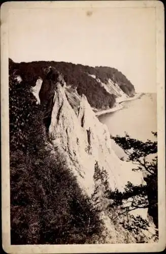 Kabinett Foto Sassnitz auf Rügen, Wissower Klinken