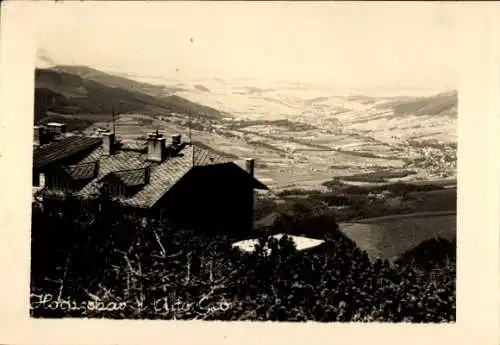 Foto Ak Sudetengebirge Altvatergebirge Region Olmütz, Berg Šerák Hochschaar Hochschar, Chata Jiřího