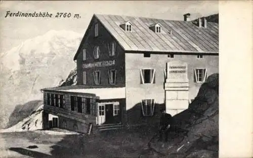 Ak Stilfser Joch Stilfserjoch Passo dello Stelvio Südtirol, Ferdinandshöhe, Hotel