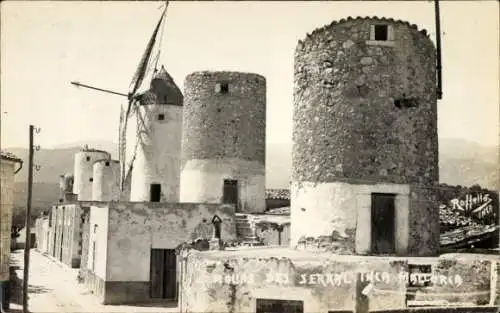 Foto Ak Inca Mallorca Balearische Inseln, Windmühlen