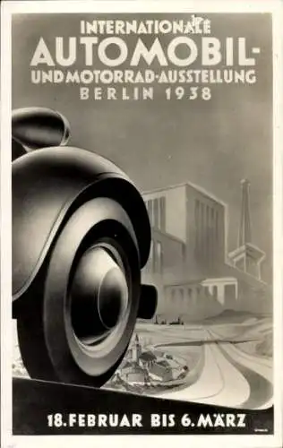 Ak Internationale Automobil und Motorrad Ausstellung Berlin 1938, Funkturm