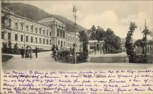 Ak Bad Harzburg am Harz, Städtisches Badehaus