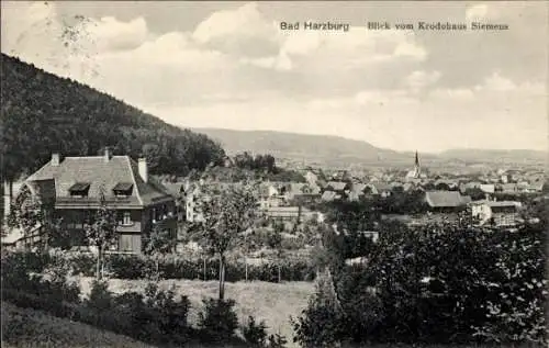 Ak Bad Harzburg am Harz, Radauwasserfall, Blick vom Krodohaus Siemens