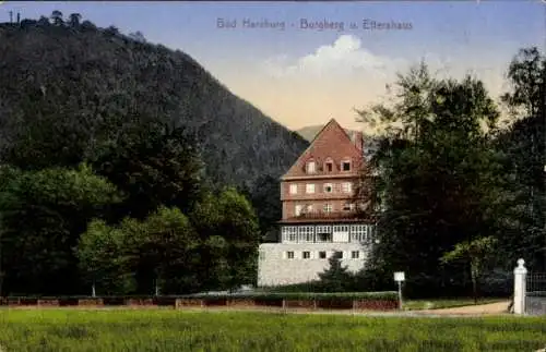 Ak Bad Harzburg am Harz, Burgberg und Ettershaus