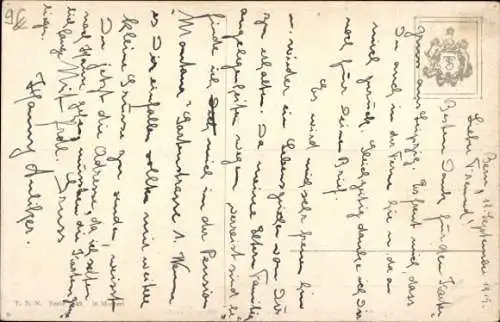 Künstler Ak Pferd, Portrait