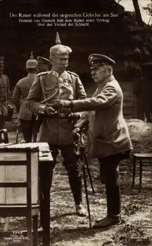 Ak General v. Emmich und Kaiser Wilhelm II., Liersch 7348