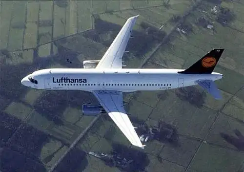 Ak Deutsches Passagierflugzeug, Lufthansa, Airbus A 320-200