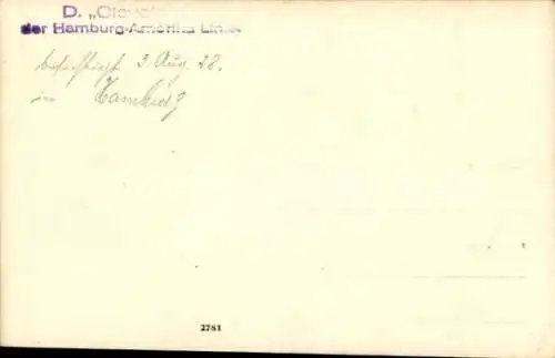 Foto Ak Dampfer Cleveland, HAPAG