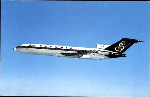 Ak Griechisches Passagierflugzeug, Olympic Airways, Boeing 727 200