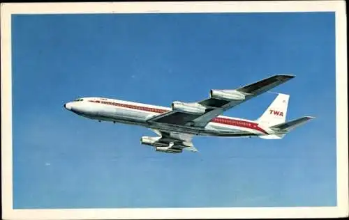 Ak Amerikanisches Passagierflugzeug, Trans World Airlines, TWA Star Stream