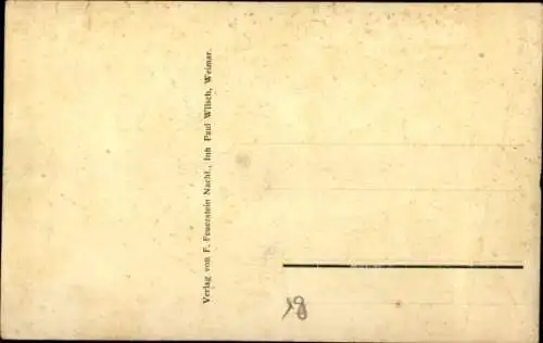 Scherenschnitt Ak Schriftsteller Johann Wolfgang von Goethe