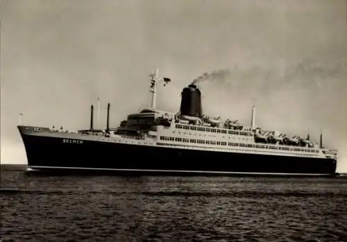 Ak Vierschrauben TS Bremen, Dampfschiff, Norddeutscher Lloyd