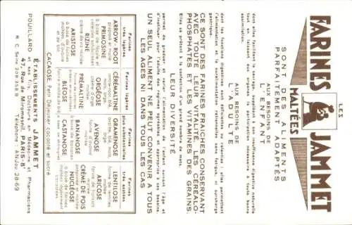 Künstler Ak Droit, Jean, Les Vieilles Provinces de France, la Gascogne, Farines Jammet