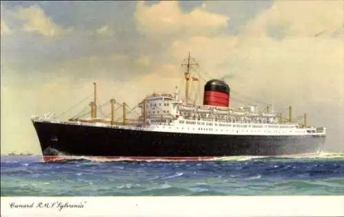 Künstler Ak R.M.S. Sylvania, Cunard