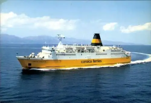 Ak Corsica Ferries, M/N Corsica Serena II, Fährschiffe, Ansicht Backbord