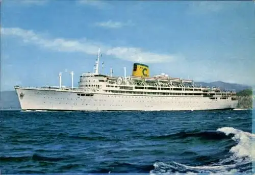 Ak MN Enrico C., Kreuzfahrtschiff, Costa Line