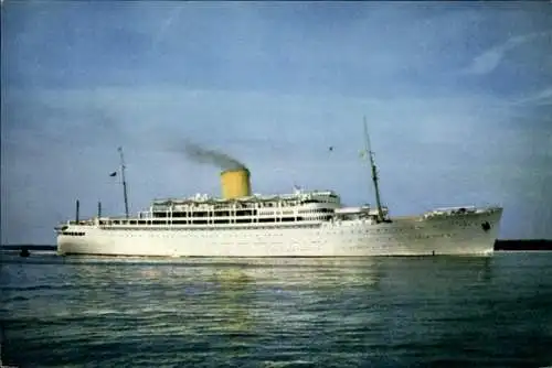 Ak Steamer RMS Andes, Dampfschiff, Royal Mail Lines