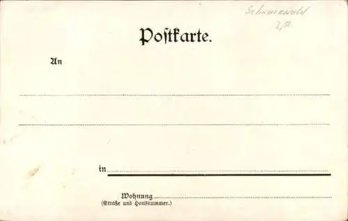 Ak Volkstracht aus dem Gutachtal, Schwarzwälderinnen mit Bollenhüten
