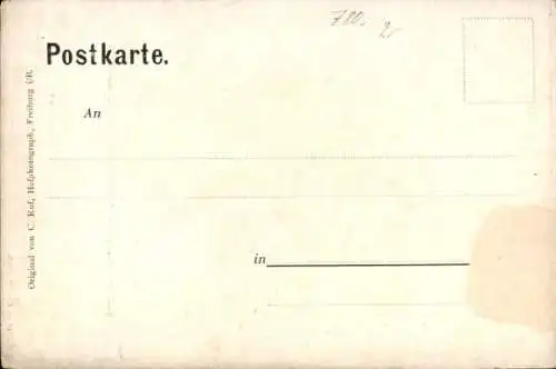 Künstler Ak Badische Volkstrachten, Simonswälder aus Altsimonswald