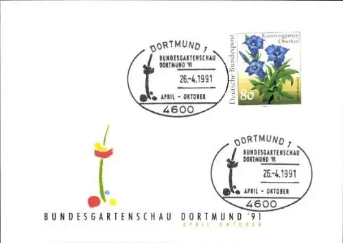 Ak Dortmund im Ruhrgebiet, Bundesgartenschau 1991