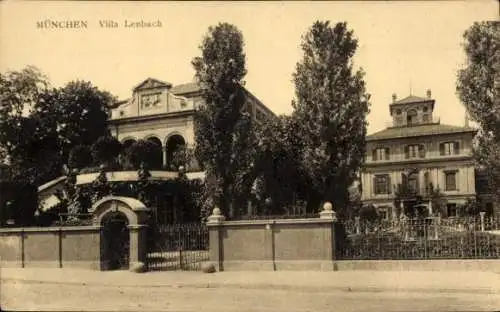 Ak München, Villa Lenbach