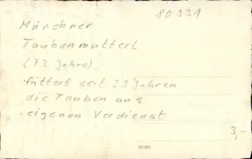 Ak München, Taubenmutterl