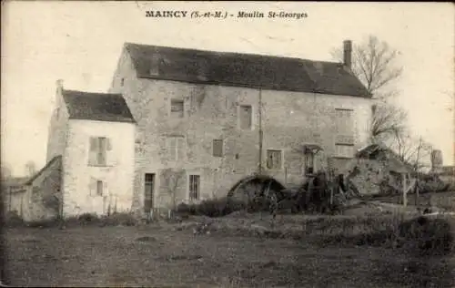 Ak Maincy Seine-et-Marne, Moulin St-Georges