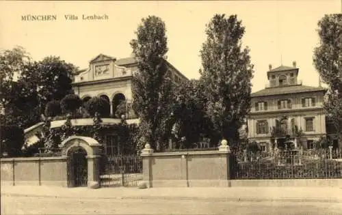 Ak München in Bayern, Villa Lenbach