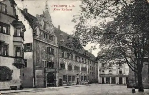 Ak Freiburg Breisgau, Altes Rathaus