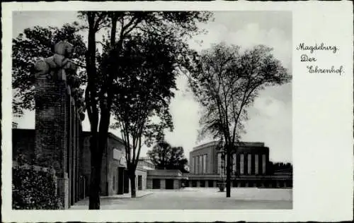 Ak Magdeburg an der Elbe, Ehrenhof